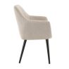 Coque pour chaise ROMEO (sans structure) d'intérieur - Bois, tissu 100% PES greige