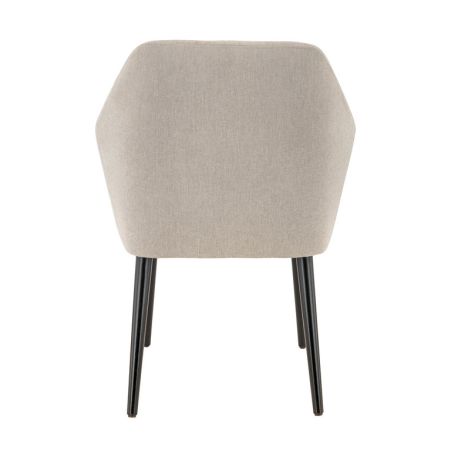 Coque pour chaise ROMEO (sans structure) d'intérieur - Bois, tissu 100% PES greige