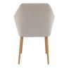 Coque pour chaise ROMEO (sans structure) d'intérieur - Bois, tissu 100% PES greige