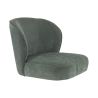 Coque pour chaise CLOTHILDE (sans structure) d'intérieur - Bois, tissu 100% PES vert