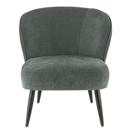 Coque pour chaise CLOTHILDE (sans structure) d'intérieur - Bois, tissu 100% PES vert