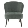 Coque pour chaise CLOTHILDE (sans structure) d'intérieur - Bois, tissu 100% PES vert
