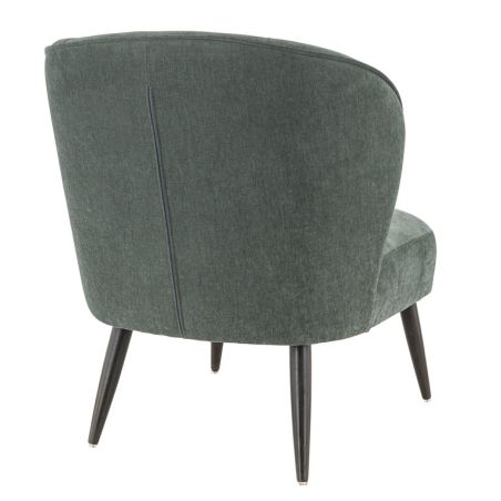 Coque pour chaise CLOTHILDE (sans structure) d'intérieur - Bois, tissu 100% PES vert