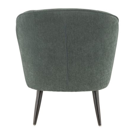 Coque pour chaise CLOTHILDE (sans structure) d'intérieur - Bois, tissu 100% PES vert