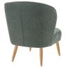 Coque pour chaise CLOTHILDE (sans structure) d'intérieur - Bois, tissu 100% PES vert