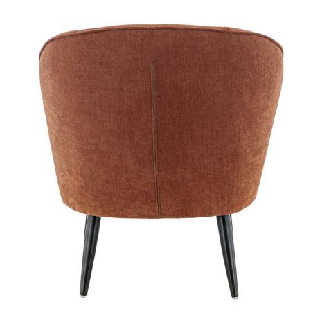 Coque pour chaise CLOTHILDE (sans structure) d'intérieur - Bois, tissu 100% PES terra