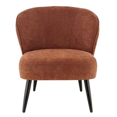 Coque pour chaise CLOTHILDE (sans structure) d'intérieur - Bois, tissu 100% PES terra