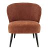 Coque pour chaise CLOTHILDE (sans structure) d'intérieur - Bois, tissu 100% PES terra