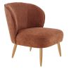 Coque pour chaise CLOTHILDE (sans structure) d'intérieur - Bois, tissu 100% PES terra