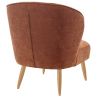 Coque pour chaise CLOTHILDE (sans structure) d'intérieur - Bois, tissu 100% PES terra