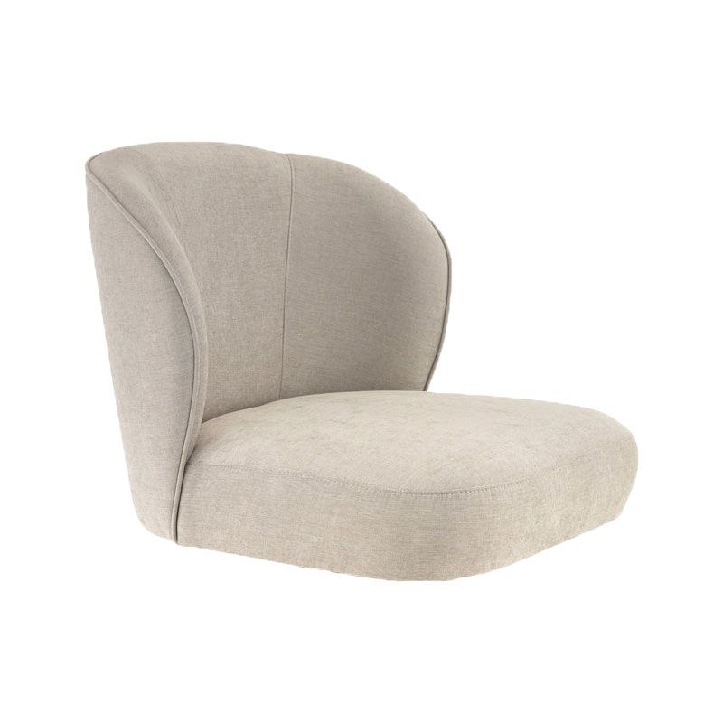 Coque pour chaise CLOTHILDE (sans structure) d'intérieur - Bois, tissu 100% PES greige