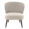 Coque pour chaise CLOTHILDE (sans structure) d'intérieur - Bois, tissu 100% PES greige