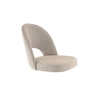 Coque pour chaise GINETTE (sans structure) d'intérieur - Bois, tissu 100% PES greige