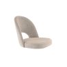 Coque pour chaise GINETTE (sans structure) d'intérieur - Bois, tissu 100% PES greige