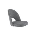 Coque pour chaise GINETTE (sans structure) d'intérieur - Bois, tissu 100% PES gris fonce