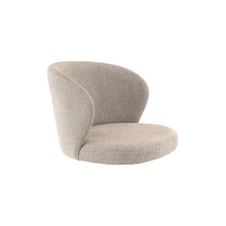 Coque pour chaise ANGÈLE (sans structure) d'intérieur - Bois, tissu 100% PES greige