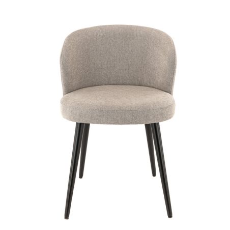 Coque pour chaise ANGÈLE (sans structure) d'intérieur - Bois, tissu 100% PES greige