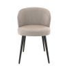 Coque pour chaise ANGÈLE (sans structure) d'intérieur - Bois, tissu 100% PES greige