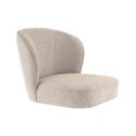Coque pour chaise EUGÉNIE (sans structure) d'intérieur - Bois, tissu 100% PES greige