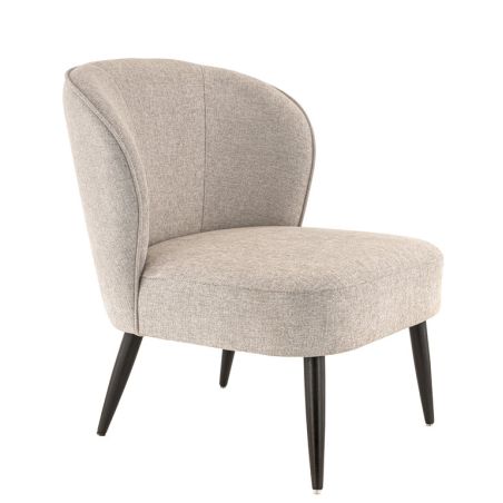 Coque pour chaise EUGÉNIE (sans structure) d'intérieur - Bois, tissu 100% PES greige