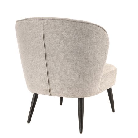 Coque pour chaise EUGÉNIE (sans structure) d'intérieur - Bois, tissu 100% PES greige