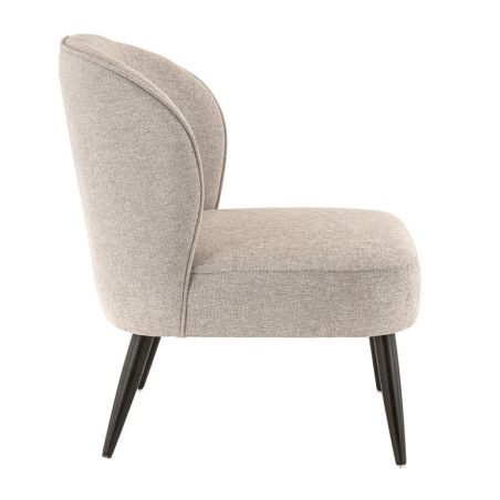 Coque pour chaise EUGÉNIE (sans structure) d'intérieur - Bois, tissu 100% PES greige