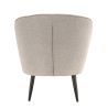 Coque pour chaise EUGÉNIE (sans structure) d'intérieur - Bois, tissu 100% PES greige
