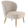 Coque pour chaise EUGÉNIE (sans structure) d'intérieur - Bois, tissu 100% PES greige