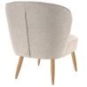 Coque pour chaise EUGÉNIE (sans structure) d'intérieur - Bois, tissu 100% PES greige