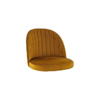 Coque pour chaise EMILE (sans structure) d'intérieur - Bois, tissu 100% PES gold