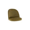Coque pour chaise EMILE (sans structure) d'intérieur - Bois, tissu 100% PES olive