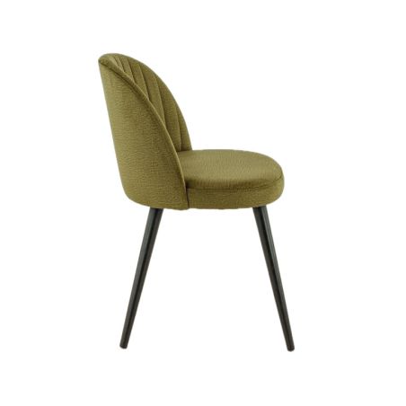 Coque pour chaise EMILE (sans structure) d'intérieur - Bois, tissu 100% PES olive