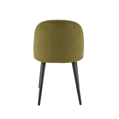 Coque pour chaise EMILE (sans structure) d'intérieur - Bois, tissu 100% PES olive