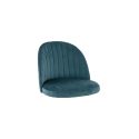 Coque pour chaise EMILE (sans structure) d'intérieur - Bois, tissu 100% PES petrol