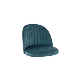 Coque pour chaise EMILE (sans structure) d'intérieur - Bois, tissu 100% PES petrol