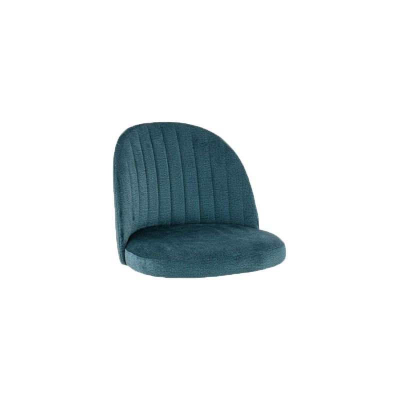 Coque pour chaise EMILE (sans structure) d'intérieur - Bois, tissu 100% PES petrol