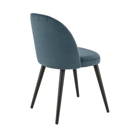 Coque pour chaise EMILE (sans structure) d'intérieur - Bois, tissu 100% PES petrol