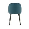 Coque pour chaise EMILE (sans structure) d'intérieur - Bois, tissu 100% PES petrol