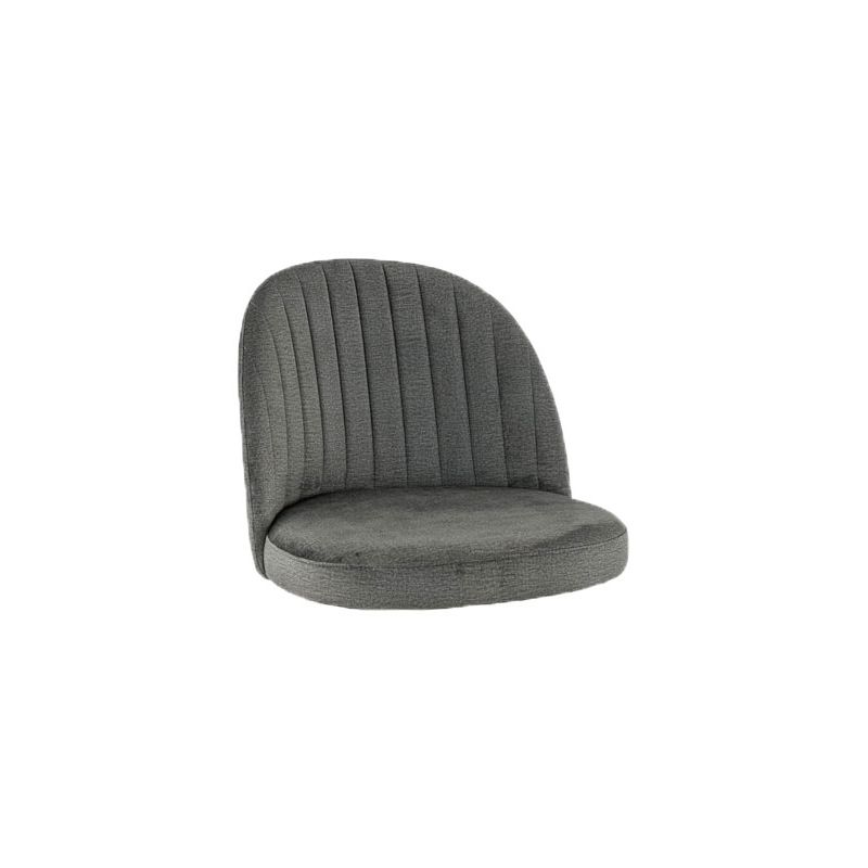 Coque pour chaise EMILE (sans structure) d'intérieur - Bois, tissu 100% PES anthracite