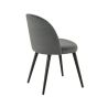Coque pour chaise EMILE (sans structure) d'intérieur - Bois, tissu 100% PES anthracite