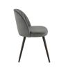 Coque pour chaise EMILE (sans structure) d'intérieur - Bois, tissu 100% PES anthracite