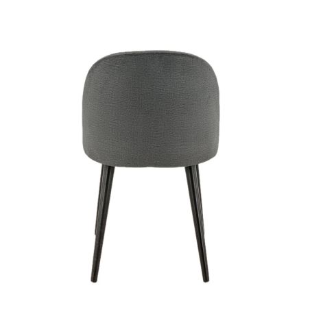 Coque pour chaise EMILE (sans structure) d'intérieur - Bois, tissu 100% PES anthracite