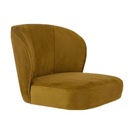 Coque pour chaise MATISSE (sans structure) d'intérieur - Bois, tissu 100% PES gold