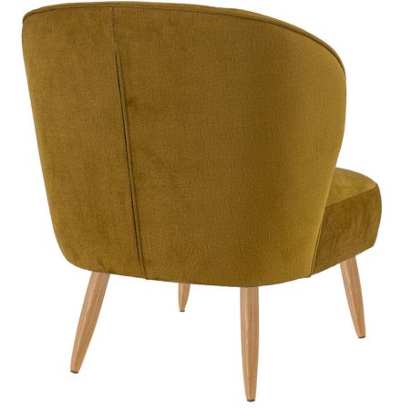 Coque pour chaise MATISSE (sans structure) d'intérieur - Bois, tissu 100% PES gold