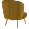 Coque pour chaise MATISSE (sans structure) d'intérieur - Bois, tissu 100% PES gold