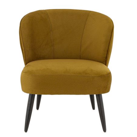 Coque pour chaise MATISSE (sans structure) d'intérieur - Bois, tissu 100% PES gold