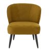 Coque pour chaise MATISSE (sans structure) d'intérieur - Bois, tissu 100% PES gold