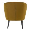 Coque pour chaise MATISSE (sans structure) d'intérieur - Bois, tissu 100% PES gold