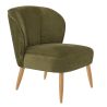 Coque pour chaise MATISSE (sans structure) d'intérieur - Bois, tissu 100% PES olive