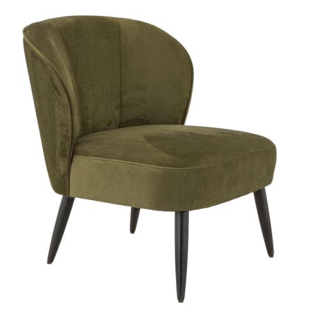 Coque pour chaise MATISSE (sans structure) d'intérieur - Bois, tissu 100% PES olive